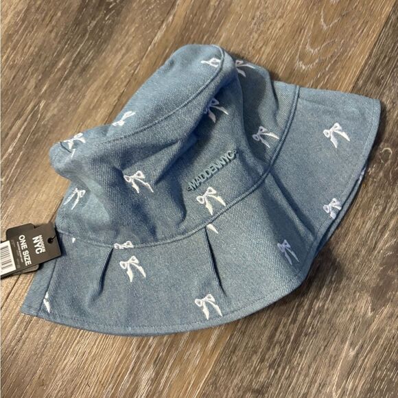 Madden NYC Denim Bucket Hat one Size New - Picture 5 of 7